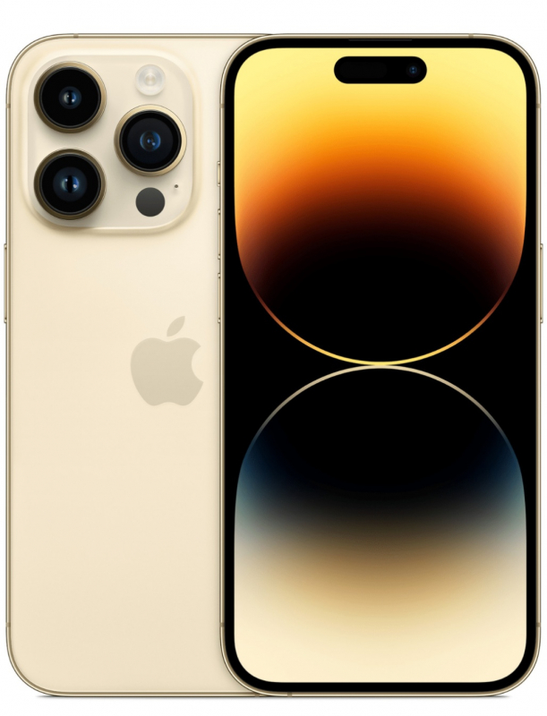 Apple iPhone 14 Pro, 128 Гб (е-sim+nano sim), золотой 1