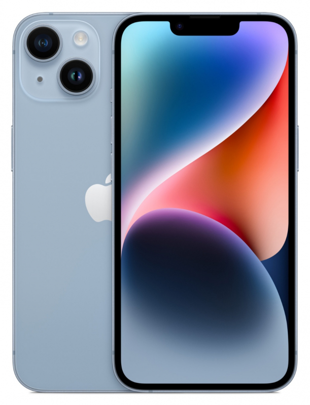 Apple iPhone 14, 256 Гб (е-sim+nano sim), голубой 1