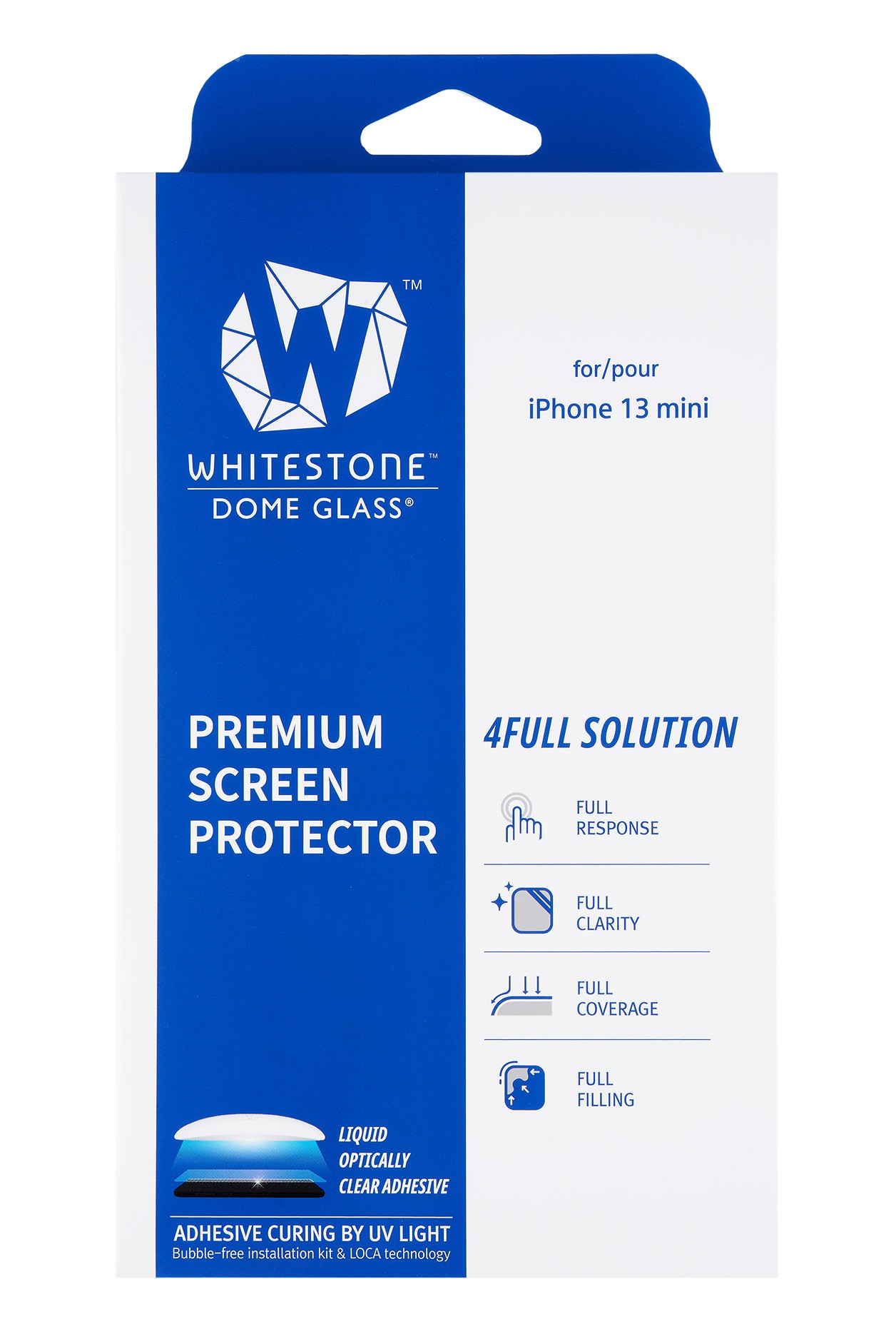 Защитное стекло Whitestone Dome glass для iPhone 13 mini