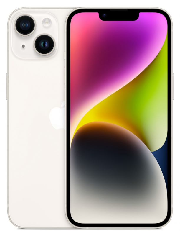 Apple iPhone 14, 128 Гб (2 nano sim), сияющая звезда 1