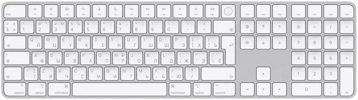 Клавиатура Magic Keyboard with Numeric Keypad MK2C3RS/A