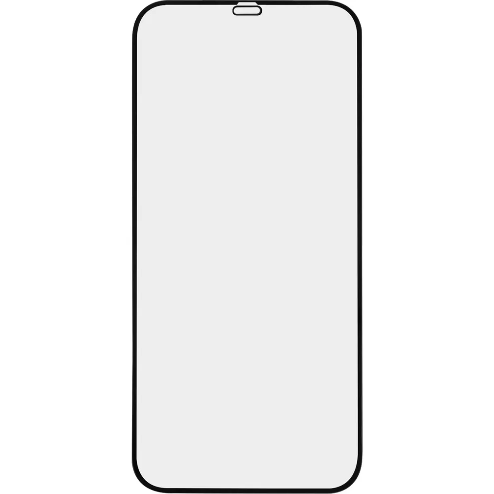 Защитное стекло RedLine для iPhone 13/13 Pro Full Screen (3D), черная рамка