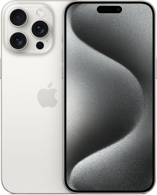 Apple iPhone 15 Pro, 128 ГБ, титановый белый 1
