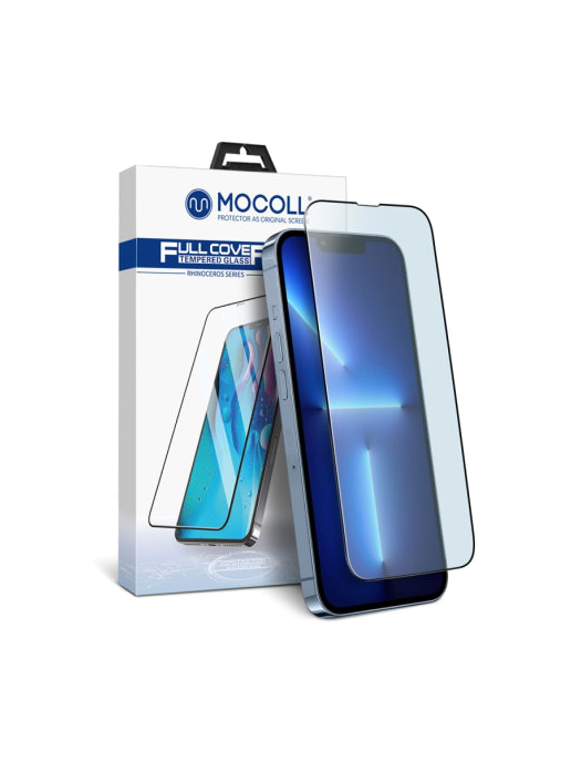 Защитное стекло MOCOLL Rhinoceros 2.5D iPhone 13 mini матовое, черная рамка