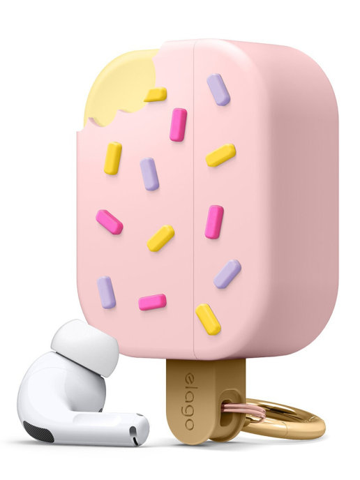 Чехол Elago для AirPods Pro Unique Ice cream Hang case (EAPP-ICE-LPK), розовый