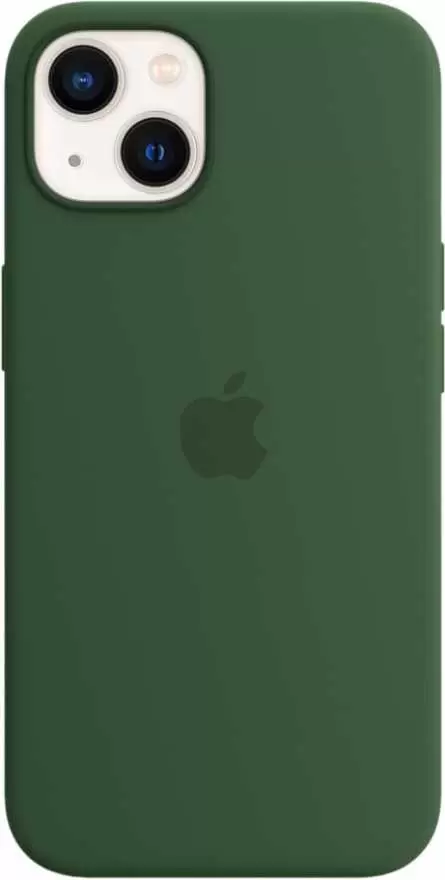 Чехол Apple Silicone MagSafe для iPhone 13 (MM263ZE/A), зеленый клевер