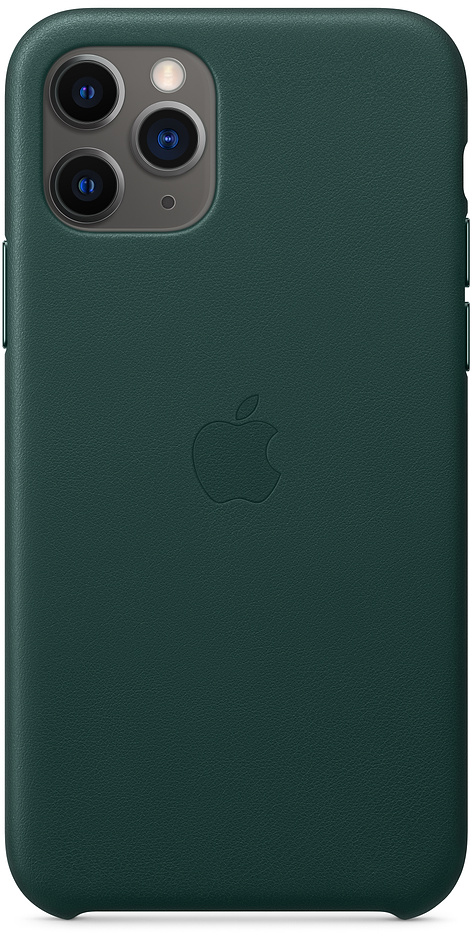 Чехол IPhone 11 Pro Leather Case MWYC2ZM/A Forest green