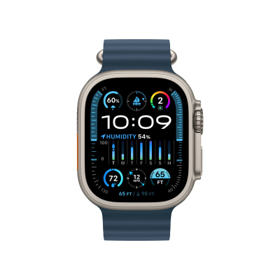 Часы Apple Watch Series Ultra 2 LTE, 49 мм, ремешок Ocean, синий
