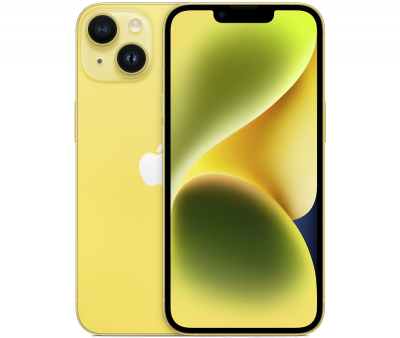 Apple iPhone 14, 128 Гб (е-sim+nano sim), желтый 1