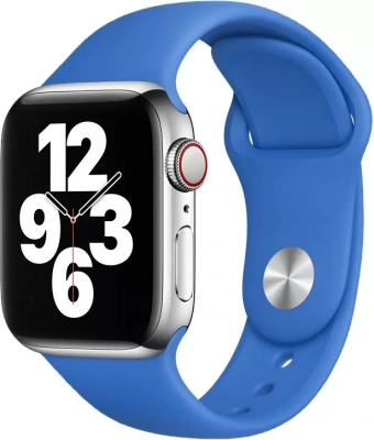 Ремешок Apple Watch 40mm Capri Blue Sport Band Regular (MJK23ZM/A), синий