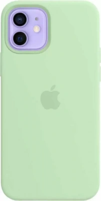 Чехол Apple Silicone Case with MagSafe Pistachio для iPhone 12/12 Pro (MK003ZE/A), фисташковый