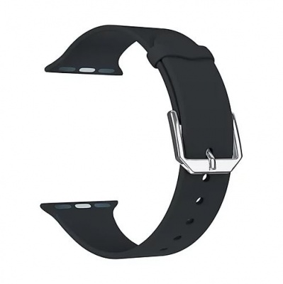Ремешок Lyambda Alcor спортивный силиконовый для Apple Watch 42/44 mm чёрный