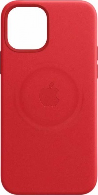 Чехол IMagSafe Leather Case для iPhone 12 mini (MHK73ZE/A), красный