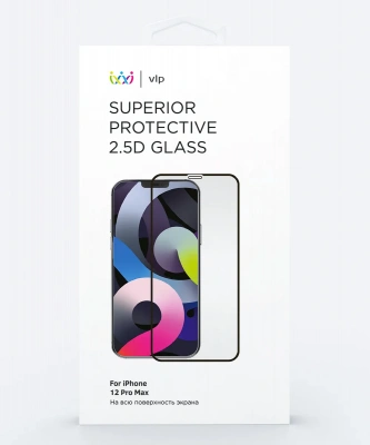 Защитное стекло «vlp» для iPhone 12 Pro Max, 2.5D олеофобное