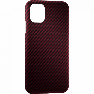 Чехол ANNET MANCINI Сarbon Series для iPhone 12 Pro Max, красный