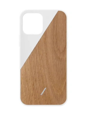 Чехол Native Union Clic Wooden для iPhone 12 mini (CWOOD-WHT-NP20S), белый