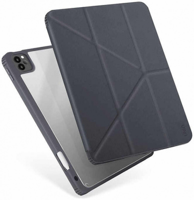 Чехол для планшета Uniq IPad Pro 12.9 (2021) Moven Anti-microbial, серый
