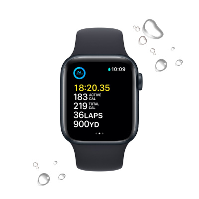 Часы Apple Watch SE 2022, 40 мм ML  «тёмная ночь» MNT83LLA 3