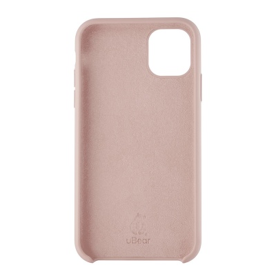 Чехол uBear Touch Case для iPhone 12/12 Pro светло-розовый