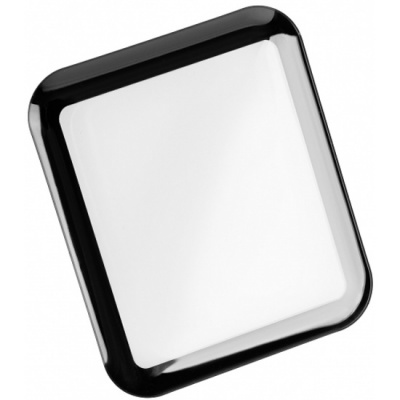 Защитное стекло VLP 3D Apple Watch 40 mm олеофобное, черная рамка