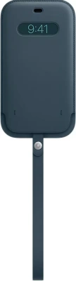 Чехол Apple Leather MagSafe для iPhone 12 Pro Max (MHYH3ZE/A), синий балтийский