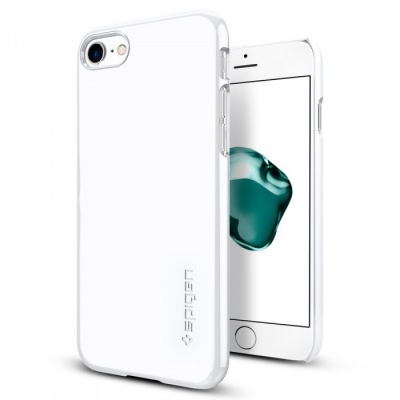Клип-кейс Spigen IPhone 7/8 Thin Fit, ультра-белый
