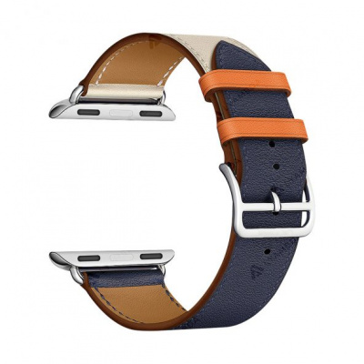 Ремешок LYAMBDA MINKAR Apple Watch 42/44 mm (LWA-03-44-ICO), оранжевый/синий/белый