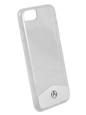 Чехол Mercedes IPhone 7 Plus Wave IX Hard TPU&Aluminium, прозрачный