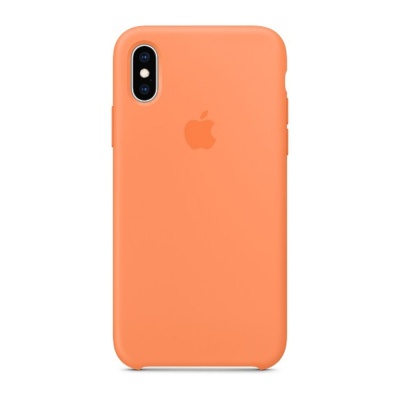 Чехол IPhone XS Silicon Case MVF22ZM/A Papaya