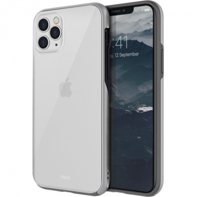 Чехол Uniq iPhone 11 Pro Max Vesto, серебристый