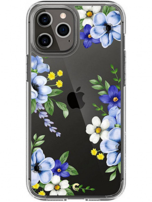 Чехол Spigen Cecile для  iPhone 12 Pro Max, цветок