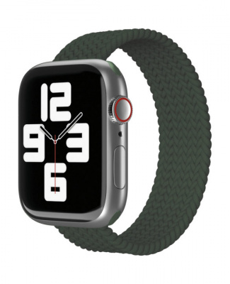 Ремешок VLP нейлоновый плетеный для Apple Watch 384041mm (LXL) 2шт., темно-зеленый