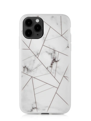 Чехол Avani White Copper iPhone 11 Pro HWI158AW, белый мрамор