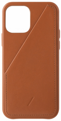 Чехол защитный Native Union для iPhone 12/12 Pro (CCARD-TAN-NP20M), коричневый