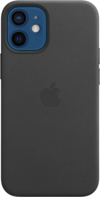 Чехол IMagSafe Leather Case для iPhone 12 mini (MHKA3ZE/A), черный