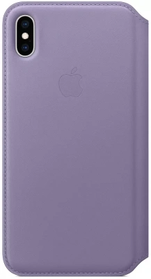 Чехол IPhone XS Max Leather Folio MVFV2ZM/A Lilac