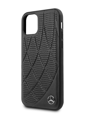 Чехол Mercedes Quilted для iPhone 11 Pro Max (MEHCN65D), черный