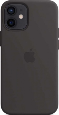 Чехол IMagSafe Silicone Case для iPhone 12 mini (MHKX3ZE/A), чёрный