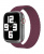 Ремешок VLP нейлоновый плетеный для Apple Watch 42/44/45mm (S/M) 2шт., марсала