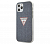 Чехол Guess Denim Triangle logo для iPhone 12 Pro Max, темно-синий