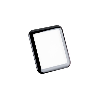 Защитное стекло VLP 3D Apple Watch 38 mm олеофобное, черная рамка