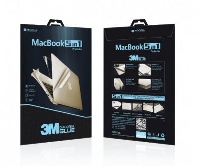 Защитная пленка MOCOLL Black Diamond для Macbook air 13", серая рамка