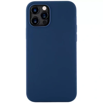 Чехол uBear Touch Case для iPhone 12/12 Pro темно-синий