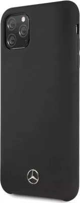 Чехол Mercedes iPhone 11 Pro Silicone line Hard, черный